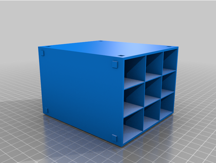 acrílico suporte distribuidor megera arte Ferramentas caso bainha 3d print model - Mito3D