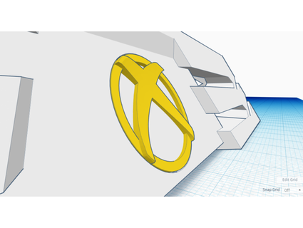 xbox serie vertical estante soporte blanco oro vector octogonal 3D impresión juegos juego azar xsx 3d print model - Mito3D