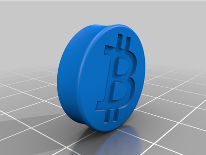 bitcoin backgammon pezzo adeldegan 3D stampa criptovaluta gioco 3d print model - Mito3D