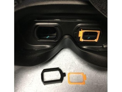 fatshark dji fpv occhiali diottrie lente adattatore esploratore zero giocattolo gioco Accessori bicchieri titolare supporto drone 3d print model - Mito3D