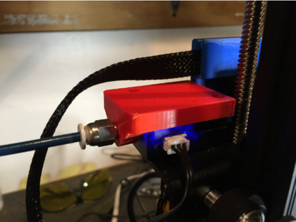 creality cr-6 se pfte cable guide filament sensor michaelbourque 3D Printer Accessories ptfe tube 3d print model - Mito3D