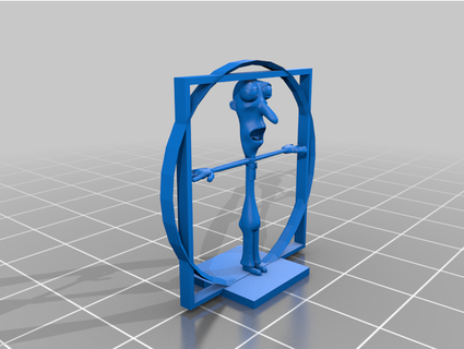 Vinci marvin hephjones 3D impressão animação gordura americanos aguilhão ensolarado aposentadoria 3d print model - Mito3D