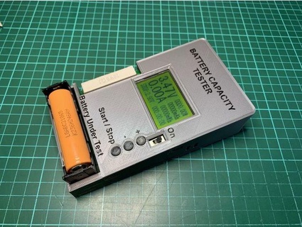 batería capacidad ensayador caso funda piedra sabia electrónica 18650 3d print model - Mito3D