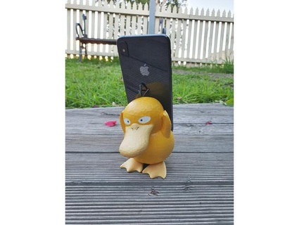 psyduck Telefono titolare supporto vishaltandon mobile In piedi Pokemon smartphone 3d print model - Mito3D