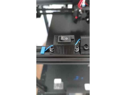 switch case 2020 2040 extrusion tertullidan 3D Printer Accessories box corexy printer creality ender5 ender5plus ender6 ender 3 pro lightswitch mount powerswitch 3d print model - Mito3D