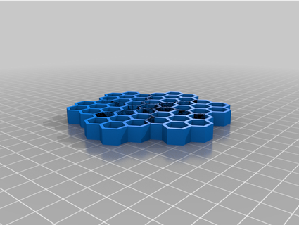 hexagonal coaster robbie9499 3D Printing coasters coffee drink drinkcoaster holder hexagon 3d print model - Mito3D
