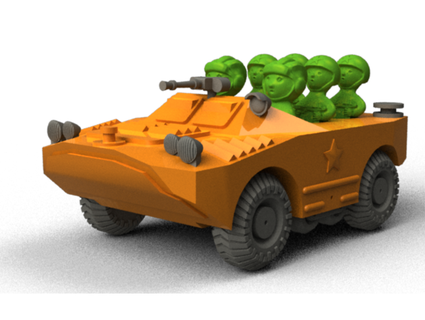 brdm jouet Jeu accessoires toucher soldat 3d print model - Mito3D