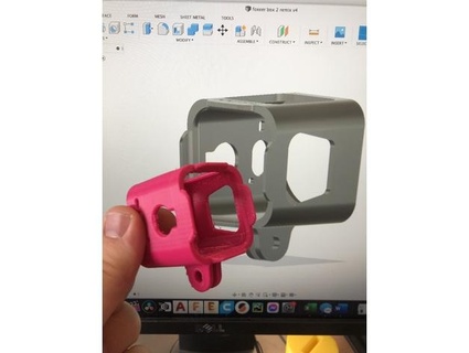 foxeer box tpu case gopro mount zierek Camera style 3d print model - Mito3D