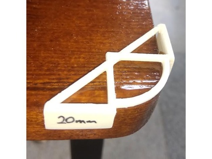 personalizable esquina modelo percha cemkalyoncu bricolaje diy calibre paramétrico regla carpintería 3d print model - Mito3D