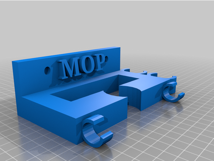 mop holder fer nan 14 Household Supplies 3d print model - Mito3D