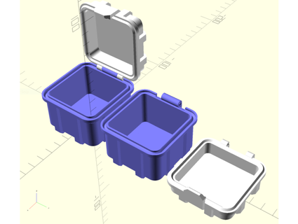 paramétrable robuste boîte openscad dochni outils personnalisable paramétrique 3d print model - Mito3D