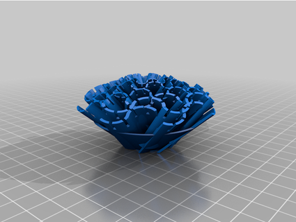 clavel mejorado neurodragón escaneos réplicas flor 3d print model - Mito3D