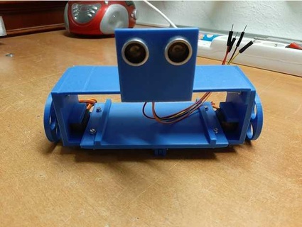 arduino robot avoid obstacles paolo buono 3D Printing arduino robot  3d print model - Mito3D