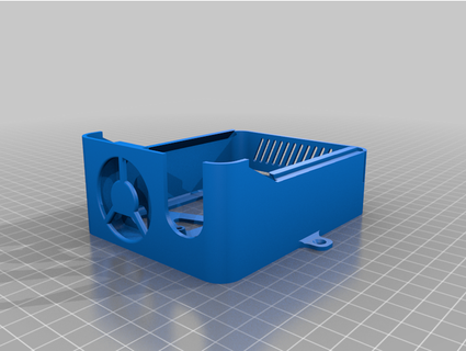 ender mainboard enclosure mount fullapature 3D Printer Parts case 3 ikea lack 3d print model - Mito3D