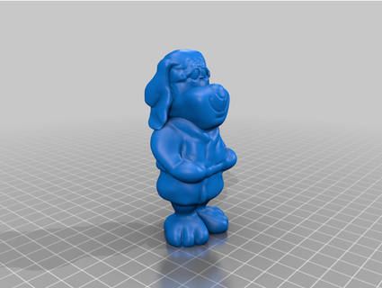 hong kong phooey jmack3y Animals cartoon character dog 3d print model - Mito3D