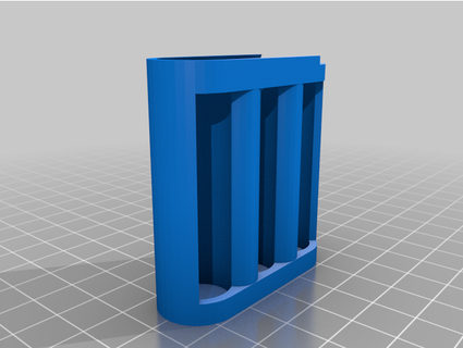 3x aa pil konteyner iq cz elektronik 3d print model - Mito3D