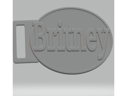 fhw schlagen Baby Britney Speere freien Heiden Zubehör Gürtel buckel Schnalle 3d print model - Mito3D