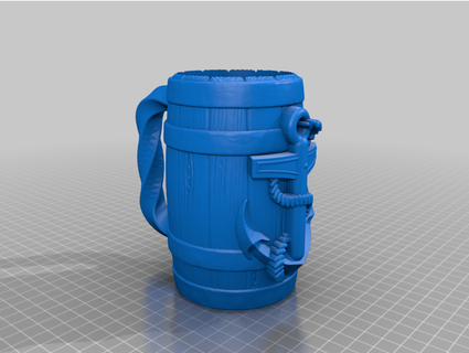 usn bigj121 Behälter Bierhalter coozie vereinigt Marine 3d print model - Mito3D