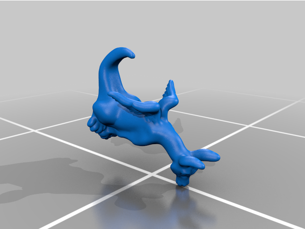 sitting dutch angel dragon spuzzle Models dutchangeldragon dutchy furry 3D print model - Mito3D