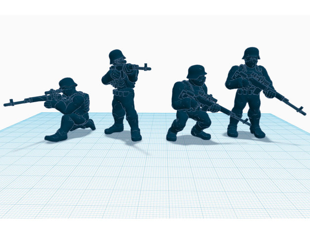 heroscape cobra sniper squad jcnaz Toys & Games 28mm gijoe miniature svd 3D print model - Mito3D