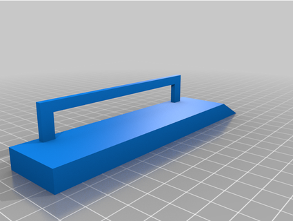 simple skate box rail r2d2 12 3D Printing fingerboard skateboard tech deck 3d print model - Mito3D