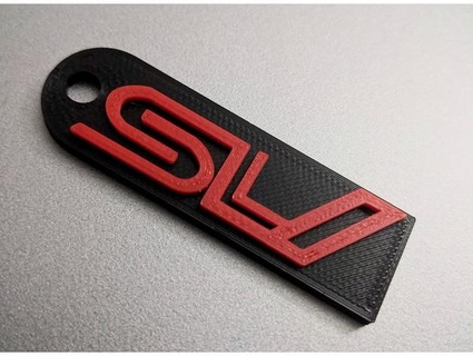 Slo sti yazı tipi anahtarlık xcryoz Aksesuarlar Subaru 3d print model - Mito3D
