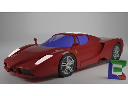 ferrari enzo minature car lb winsteur Vehicles 3d printing minatures 3d print model - Mito3D