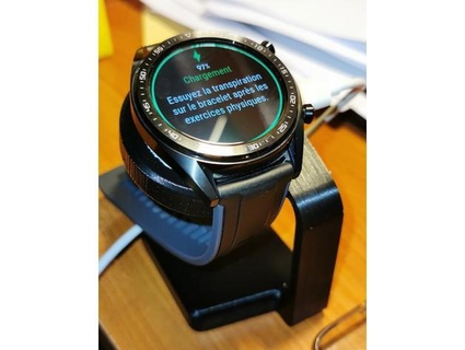 Huawei reloj gt cargador apoyo picharmi accesorios 3d print model - Mito3D