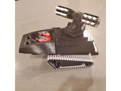 carcajou missile cosse adaptateur cobra sifflement techmonkey jouets Jeux 3d print model - Mito3D