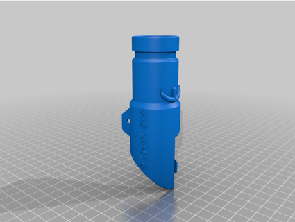 bosch gks 18v 57 Absaugapter Dyson Haushund Werkzeuge 3d print model - Mito3D