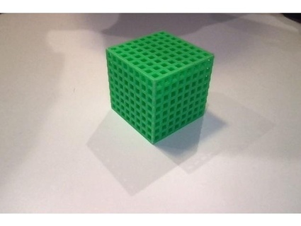 9x9 lattice cube saulquinn 3D Printing Tests 3d print model - Mito3D
