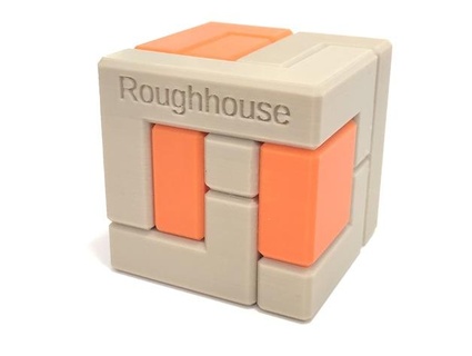 roughhouse - interlocking puzzle szl moln asiegel Puzzles 3d 3d print model - Mito3D