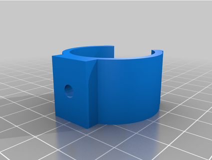 customizable wall mounting bracket 0x029a Organization maglite holder 3d print model - Mito3D