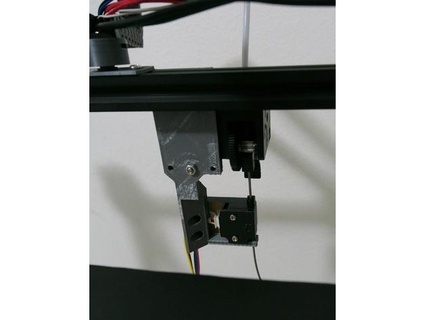 x5sa titan extruder mount filament sensor holder guide nmosfet 3D Printer Parts tronxy x5sa-400 3d print model - Mito3D