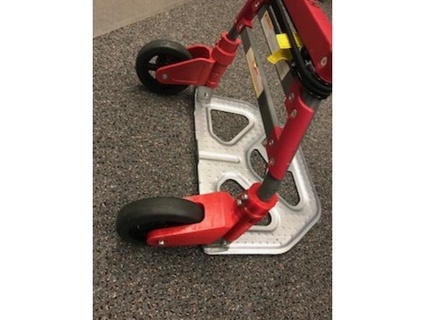 Milwaukee rodízio boneca carrinho danificado partes 3d print model - Mito3D