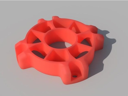 tall & quiet 40mm fan guard shroud bendrexl 3D Printer Parts 3d print model - Mito3D