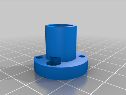 t8 lead screw nut adapter ngocban2406 3D Printer Parts 8mm leadscrew mount 3d print model - Mito3D
