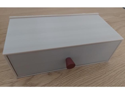 drawer 180x90x60 l1mb0 Containers case desk knob organizer pencil storage box container 3d print model - Mito3D
