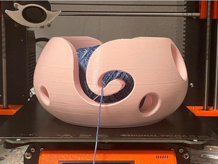 hilo cuenco bensprintlab pasatiempo tejido punto calcetines lana 3d print model - Mito3D