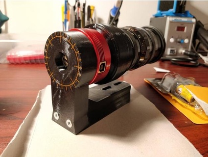 vixen dowetail mount zwo asi non-cooled cameras higany Camera astronomy 3d print model - Mito3D