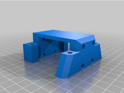 hotend Halter Unterstützung linear Schienen Achse Ender 6 galza 87 3D Drucker Zubehör Realität 3d print model - Mito3D