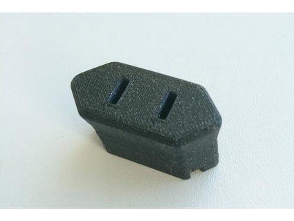 us-eu plug adapter khl-0902 replacement cover dhs 74 Replacement Parts 3d print model - Mito3D