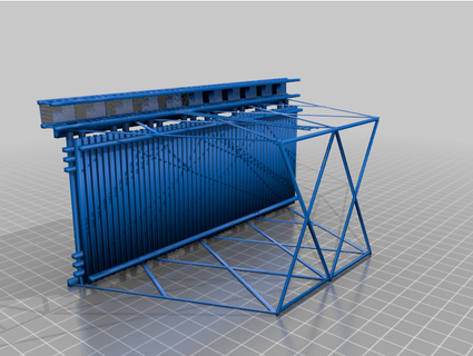ho scale train bridge memphishen R/C Vehicles 3d print model - Mito3D
