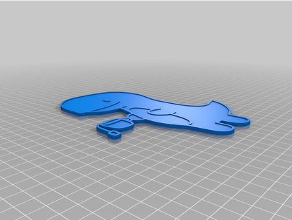 tea rex czhtome 2D Sanat 3d print model - Mito3D