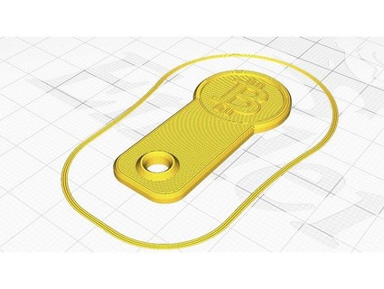bitcoin Euro carrello dirottatore appelpodott arte utensili 3d print model - Mito3D