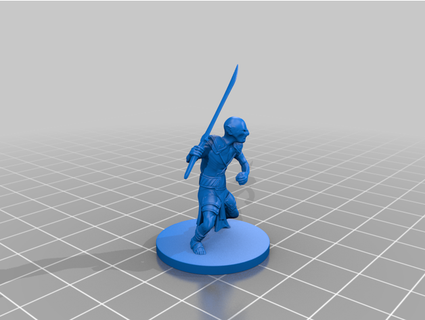 goblin warrior yourneighborknight Toys & Games dnd dungeons dragons fighter miniature savage tabletop 3d print model - Mito3D