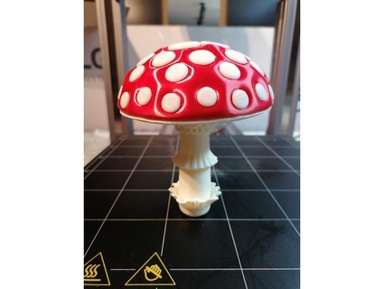 champignon vénéneux lanceur lumière 3D impression 3d print model - Mito3D