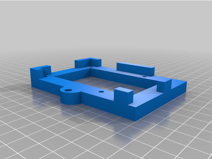 support 3 raspberry pour profil aluminium l42project Robotics 3d print model - Mito3D