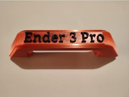 3d Drucker Griff telmovmx 3D Teile Realität Ender 3 Dual Farbe Profi esun Filament Schrauben pla rot Seide 3d print model - Mito3D