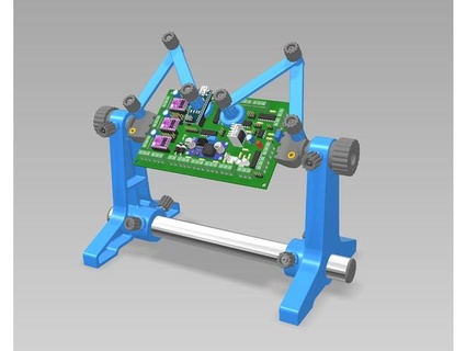 platinenhalter als Aidez herbert b1 DIY dispositif tournant support circuit imprimé lthilfe pcb licou 3d print model - Mito3D